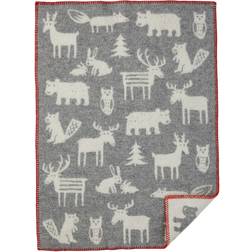 Klippan Yllefabrik Forest   Filz Grau (65x90cm)